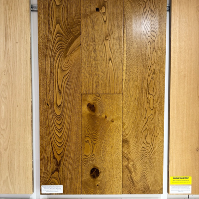 Kensington Engineered Real Wood Oak Golden Hand Scraped Lacquered